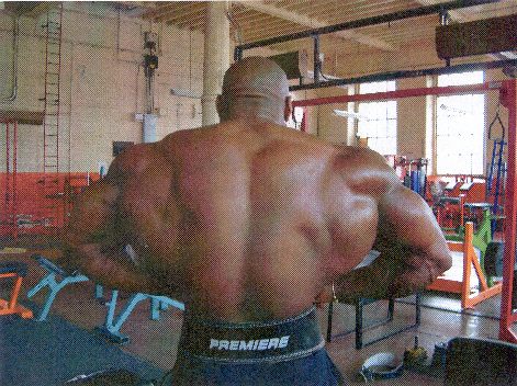 The massive back of IFBB Pro - Trevor Crouch