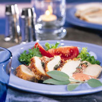 Skinless chicken breasts provide a great protein meal